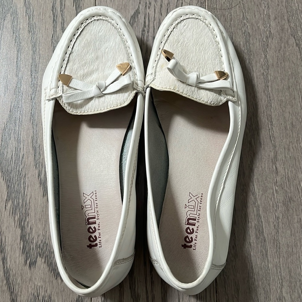 Teen-mix Slip-on leather (cowhide) loafers
